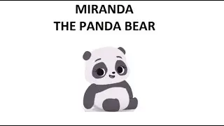 Miranda the Panda Bear Miranda's New Friends and Come and Dance with Me