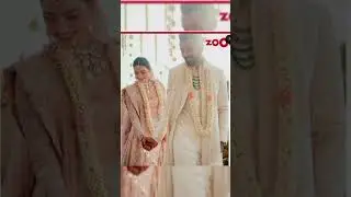 athiya shetty &hearts; kl rahul wedding pictures #newlyweds #shorts#firstglimpse #viral #youtubeshorts