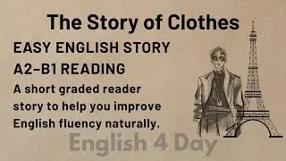 The Story of Clothes &ndash; Graded Reader (A2&ndash;B1) | Improve English Fluency