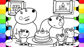 Danny Dog Family Drawing Easy, Peppa Pig Drawing, Peppa Pig Coloring, Peppa Pig Coloring Pages 