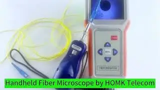 Handheld fiber microscope for SC FC LC ST patch cord