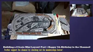 Z Scale Shelf Layout Bench Work - Scultp-a-Mold Alternative 2