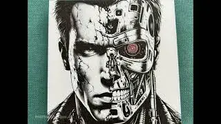 Terminator T800 3D Art V1