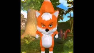 Talking Fox! Снова в игре! Говорящий лисёнок! Прикольная Лиса