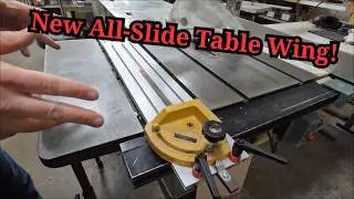 Представляем универсальную направляющую All-Slide Table Wing для ленточных и циркулярных пил + Et...