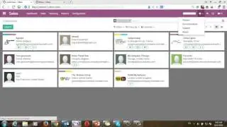 Lec2: Odoo 9 (CRM) Create Your First Contact.