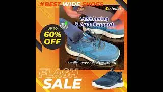 Most Comfortable Walking Shoes for Men | FitVille Cloud Wanderer V19 | Wide Fit & Supportive