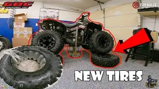 CANAM RENEGADE 1000XXC NEW TIRES AND WHEELS AND TIREBALLS INSTALL