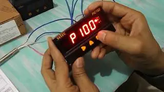 PROCESS INDICATOR SELEC- PIC152 A-VI WIRING & PROGRAMMING WITH PT 100. S.br ERROR