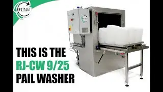 Pail Washing at Rotajet Systems | RJ-CW 9/25 #machine #recycling #chemicalrecycling