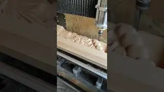 CNC Rotary , sculptura balustru lemn