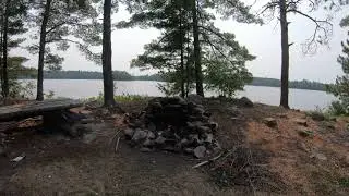 Campsite - Big Lake - Located near middle of the lakes largest island