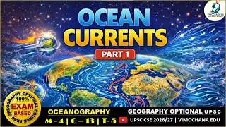 Ocean Currents | Basics, Origin & Classification | Ekman Transport | UPSC Geography Optional