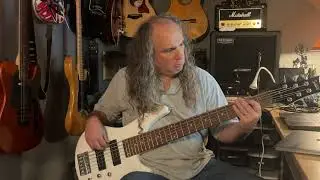 One Minute Of Noodling On The Glarry 6-String Bass