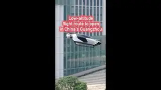 China's Guangzhou to open first low-altitude flight route in downtown area