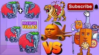 🛑 Merge fellas brainlot ⁉️ Italian level+Big Boss gameplay #live #livestream#mergefellas