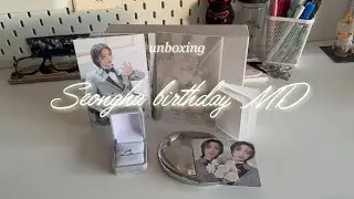 [ATINY Log] Let's unbox Seonghwa birthday MD (2025) | ATEEZ (에이티즈) #에이티니브이로그 
