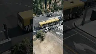 How Did This Bus Stop a High Speed Police Chase?