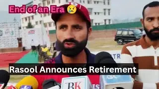 Parvez Rasool retires, says he played with dignity and leaves the game with the same grace. 