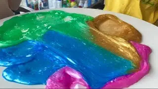 FAZENDO BOLHAS COM 1KG DE KIMELEKA SLIME MET&Aacute;LICA E NO FINAL MISTURANDO TUDO ! SOFIASFURLANI