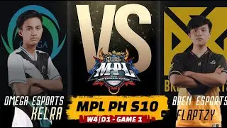 [ENGLISH] OMEGA ESPORTS VS BREN ESPORTS GAME 1 | MPL PH SEASON 10