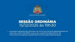 15/12/2025 - Sessão Ordinária