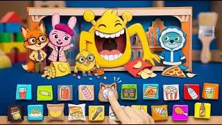 😮🎉📖 A Festa do Sprunki deu Errado ✨ Aventura de Livro-Jogo de Papel