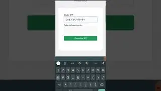 Consulta de dados pelo cpf