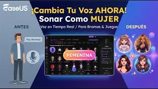 👩C&oacute;mo Sonar Como una Mujer en Tiempo Real | Cambiar tu voz con IA