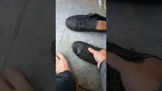 Winter barefoot male feet play in train