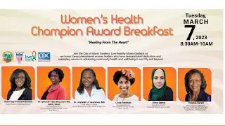 The City of Miami Garden's Live Healthy Miami Gardens Women's Health Champion Award Breakfast LIVE