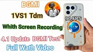 Tecno pova 7 pro bgmi test 90 FPS whit Screen recording ) #gamingtestvideo #tecnopova7pro