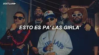Mattei, Arcangel, De La Ghetto, Jowel & Randy - Pa las girlas [Remix] (Letra) | pa todas las gerlas