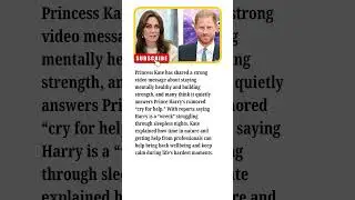 URGENT: Princess Kate Breaks Silence After Prince Harry&rsquo;s Emotional Cry for Help