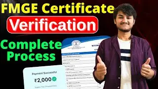 FMGE Certificate Verification Payment to NBEMS | How to Pay Rs 2000 | Complete Guide Step by Step