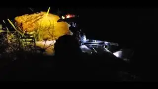 Mini Rock Crawler Build - Episode 4 - Rock Lights Test Run  #fms #FCX24 #custom #rockcrawler