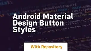 android material design button styles
