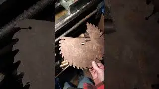 12-31 Making Carbide Parting Tool From Old Sawblade #lathemachine #makingdo #repurposing