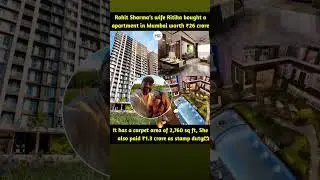 Rohit Sharma & Ritika&rsquo;s New Dream Home in Mumbai! ❤️🏠#rohitsharma #dream #short #ytviral #like