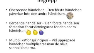 Beroende och oberoende händelser
