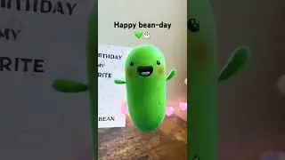Happy Birthday to my favorite human bean 💚 Cute pun birthday card gift for friends, love, or BFF 🎉