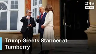 WATCH: Trump Welcomes UK PM Starmer and His Wife at Turnberry | AC1G