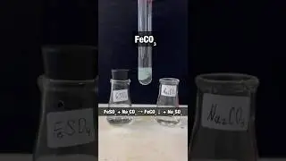 FeSO₄ + Na₂CO₃ &rarr; FeCO₃? #огэпохимии #учимхимию