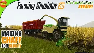 Making Chaff and Slurry | Farming Simuator 20 | fs 20 forage harvester krone