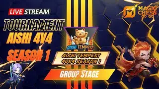 TOURNAMENT AISHI 4VS4 S1 GROUP STAGE AST VS NSFT & AST VS RVL #MagicChessGoGo #MCGG #GoChessGo