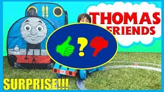 GIANT THOMAS AND FRIENDS SURPRISE TENT and Train Power Wheels - Video Review