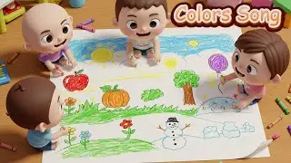 Colors Song for Kids | Learn Colors with Fun Music | CleffyLand