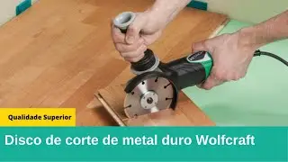 Cortes precisas e limpos! Disco de corte de metal duro 