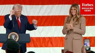 JUST IN: Trump Breaks Out The 'Trump Dance' At Event For Fort Bragg Military Families