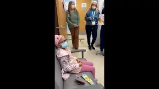 St. Jude patient Rinoa's no more chemo party🎉